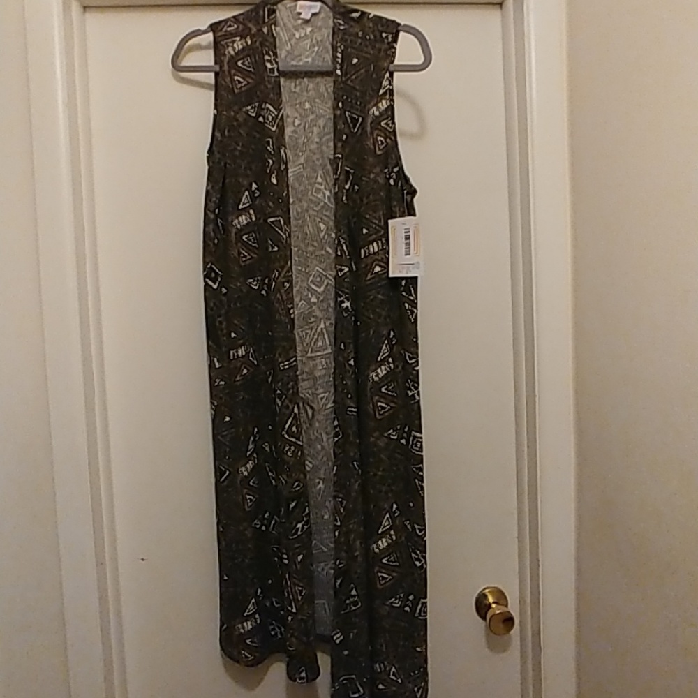 lularoe joy duster cardigan sleeveless